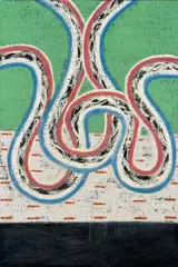 John Noel Smith, Moving Lines, Oil on canvas