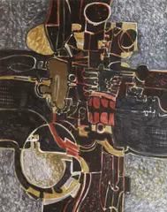 George Campbell, Still Life, Mixed media