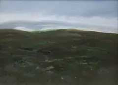 The Sea, Galway Bay by George Campbell, Watercolour, sold May 2020