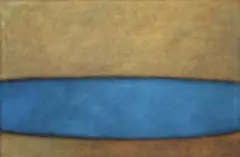 Sarah Walker, Abstract Blue, Acrylic on canvas