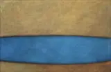 Sarah Walker, Abstract Blue, Acrylic on canvas