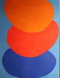Terry Frost, Ochre, Red, Blue, Lithograph