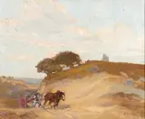 Henry William Moss, Hauling From Kingstown Quarries, Oil on canvas