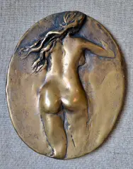 Jack Coughlin, Jump Rope, Bronze Bas-Relief