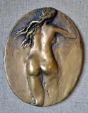 Jack Coughlin, Jump Rope, Bronze Bas-Relief