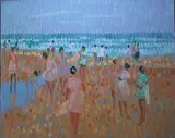 Desmond Carrick, The Beach At Nerja