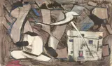 Gerard Dillon, Landscape, Mixed media