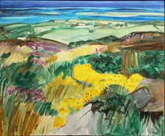 Jacqueline Stanley, Across Roaring Water Bay, Oil on canvas