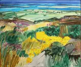 Jacqueline Stanley, Across Roaring Water Bay, Oil on canvas