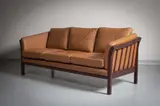 Danish, A Danish Leather Sofa