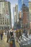 Hector McDonnell, Somewhere Near Grand Central Station, Oil on canvas
