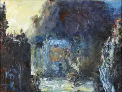 Jack Butler Yeats, The Street Performer, (1947) Oil on canvas