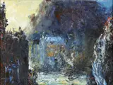 Jack Butler Yeats, The Street Performer, (1947) Oil on canvas