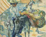 Mary Swanzy, The Spanish Fruit Seller, Oil on canvas
