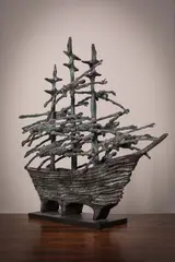 Famine Ship by John Behan, Bronze, sold Jul 2020