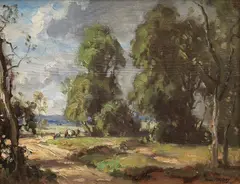 Gortahor Co. Donegal by Frank McKelvey, Oil on canvas, sold Jul 2020