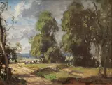 Frank McKelvey, Gortahor Co. Donegal, Oil on canvas