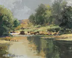Untitled by George K. Gillespie, sold Jun 2018