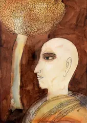 Badri Narayan, Untitled, Watercolour on Paper