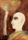 Badri Narayan, Untitled, Watercolour on Paper