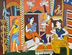 K. G. Subramanyan, Untitled, Acrylic on Canvas