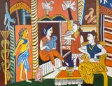 K. G. Subramanyan, Untitled, Acrylic on Canvas