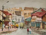 M C Chetti, Untitled (Street Scene)