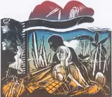 Jayakumar G Reddy, The Mystery Of Nature, Hand coloured etching
