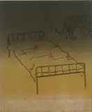 Suneel Mamadapur, Vapid Tablean, Linoleum etching