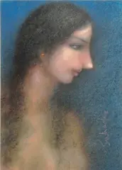 Suhas Roy, Untitled, Pastel and mixed media on paper