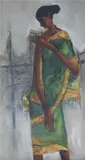 B. Prabha, Untitled, Oil on canvas