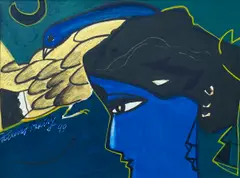 Paresh Maity, Odyssey 65, Watercolour on Board