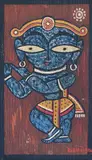 Jamini Roy, Krishna, Tempera on wood