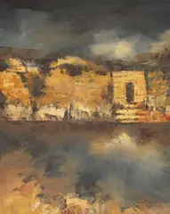 Gurudas Shenoy, Untitled (Fort), Oil on canvas