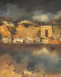 Gurudas Shenoy, Untitled (Fort), Oil on canvas