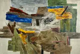 Ram Kumar, Landscape, Acrylic on canvas