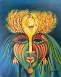 Laxman Pai, Untitled, Oil on Canvas Pasted on Board
