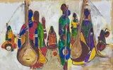 B. Prabha, Untitled (Musicians)