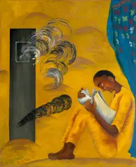 Arpana Caur, Untitled, Oil on canvas