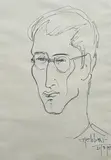 K. K. Hebbar, Self Portrait