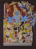 R. Giridhar Gowd, Trivikrama Murthy Ii, Earth pigments and gold on handmade paper