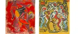 K. K. Hebbar, Untitled, a. MAHABALESHWAR (FOLK DANCERS)