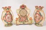 Porcelain Garniture, Rococo style, Dimension: 18 in