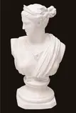 Parian Ware Bust, A female figure, Dimension: 12 in