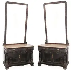 Pair of Side Cabinets, Untitled