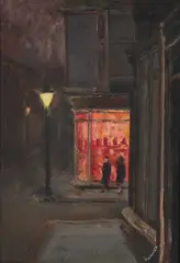 Kenneth Gribble, Near Thistle Street, Middlesbrough, 1951, Oil on canvas