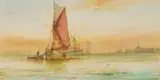 Frederick James Aldridge, Pair Of Marine Scenes, Watercolour