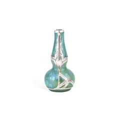 Loetz, A Loetz Silver-Overlaid Vase, glass