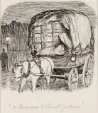 Ernest Howard Shepard, On Their Way To Covent Garden, Pen and ink An illustration for 'Drawn from Life, E H Shepard', 1961, published by Meth