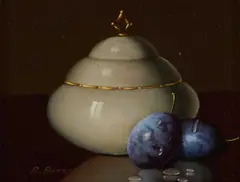 Ronald Berger, Still Life, Oil on board